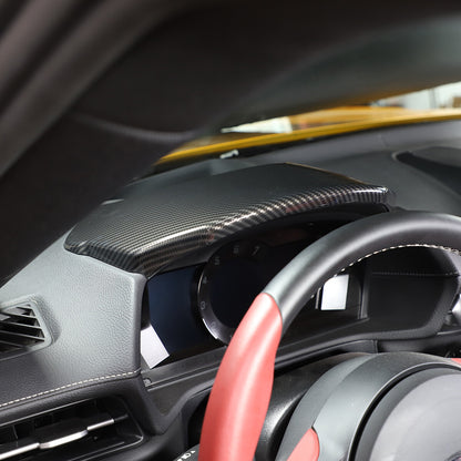 ABS Carbon Fiber Central control instrument panel Cover for Toyota Supra 19-24 12