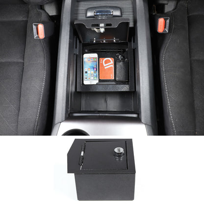 Center Console Safe Storage Box with Keys & Tray for Honda Pilot 2015-22 US 2
