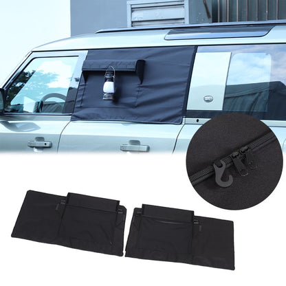 Rear Door Window Sun Shade Cover For Land Rover Defender L663 2020+ 23
