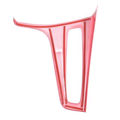 Red ABS Center Control Gear Trim Panel Trim Cover For Cadillac Escalade 21-23 7