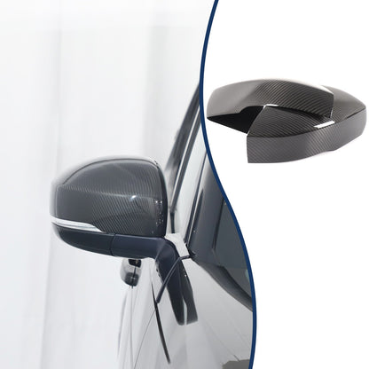 Real Carbon Fiber Outer Rearview Mirror Trim For LR5 Discovery 5 L462 2014-2021 10
