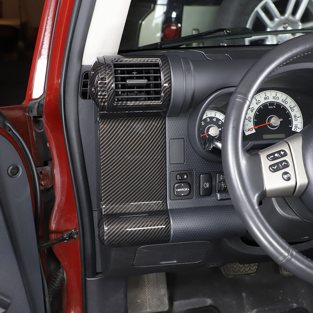 18pcs Carbon Fiber Look Center Console Kit Trim For Toyota FJ Cruiser 2007-2020 11