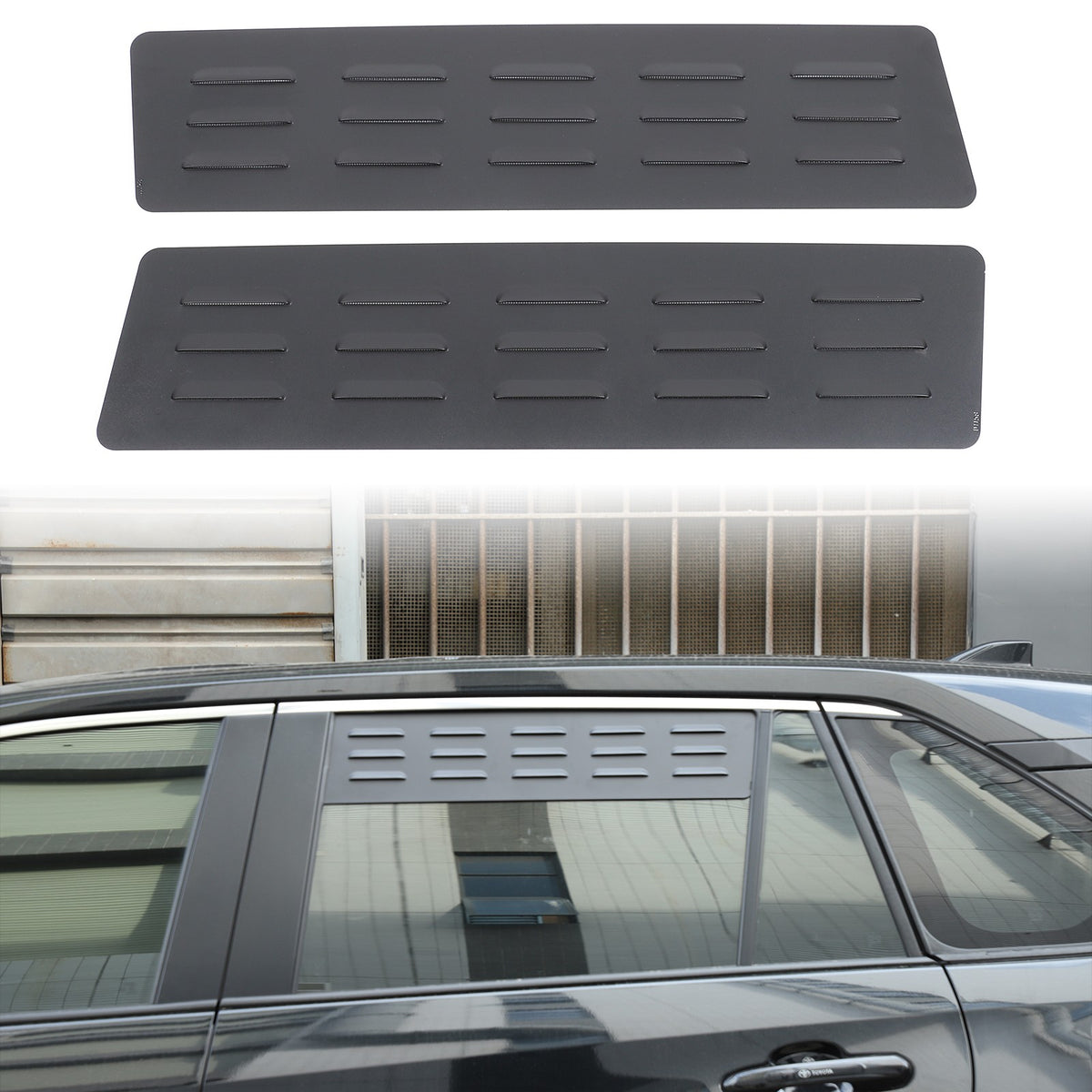 Rear Door Window Louver Air Vent Panel Trim Cover For Toyota RAV4 2020-2024 US 1