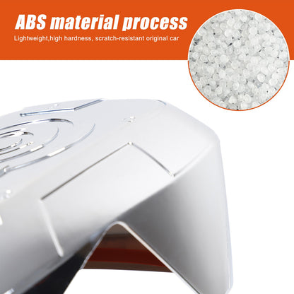 Mech Style Silver ABS Side Mirror Trim Cover For Hummer H3 2005-2009 US 10