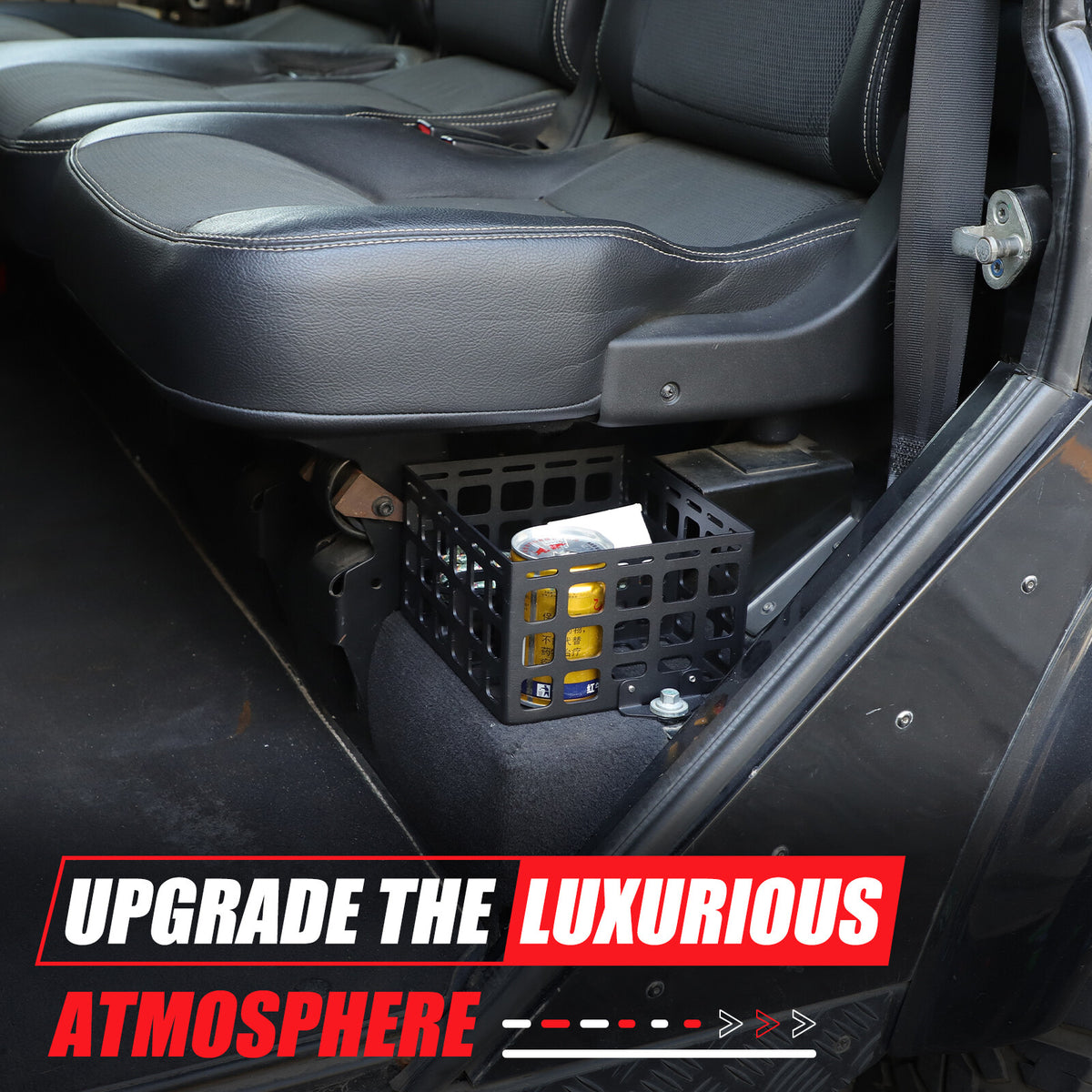 Alloy Second Row Seat Side Storage Basket Tray For LR Defender L316 2004-2018 23