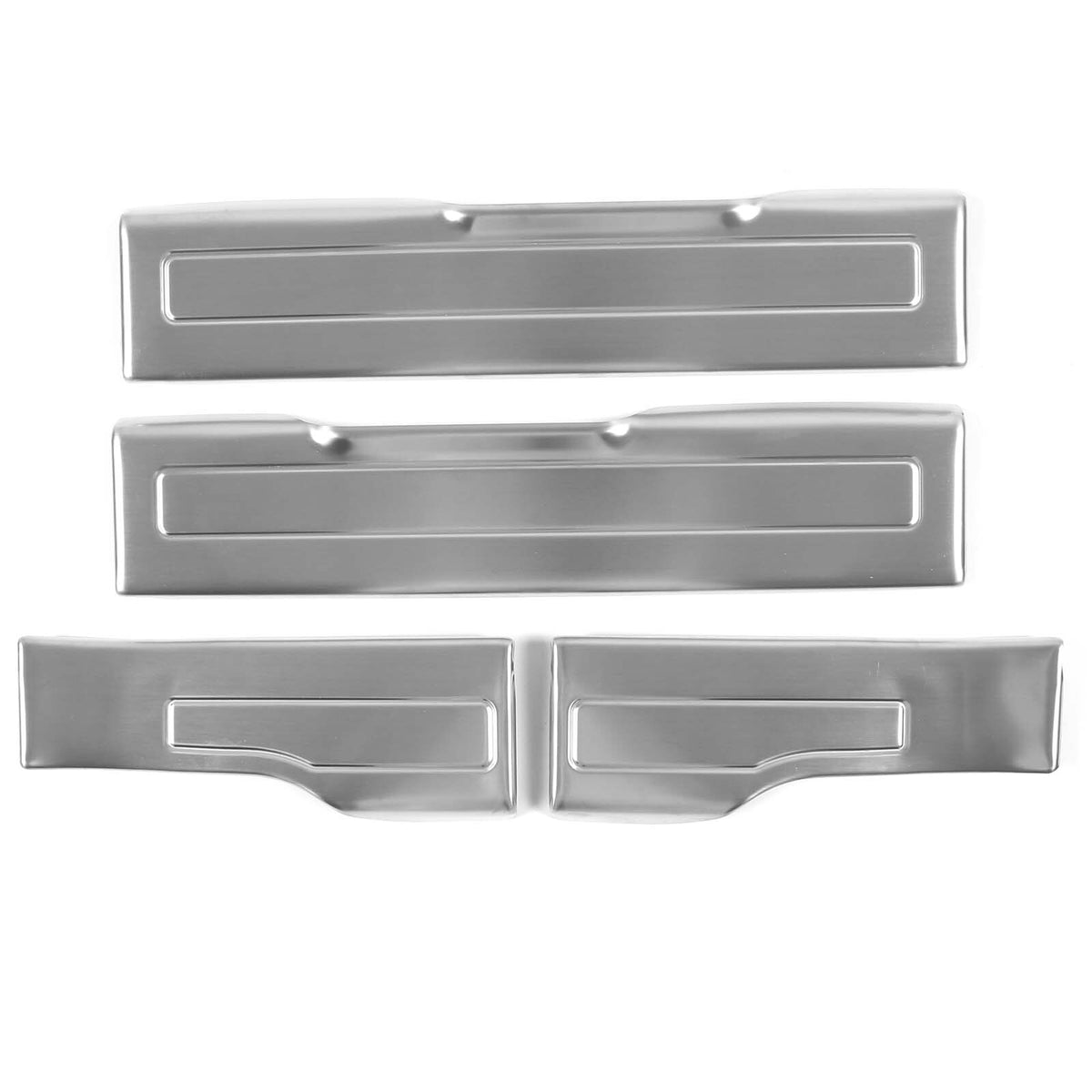 Silver Interior Door Sill Guard Protector Cover For Range Rover Evoque L538 4