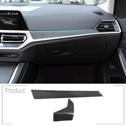 Carbon Console Dash Cover Interior Trim For BMW G20 G22 320i M340i M440i 2020-22 7