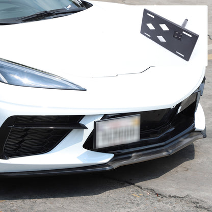 Front License Plate Side Mount Bracket US Version For Corvette C8 2020+ 21