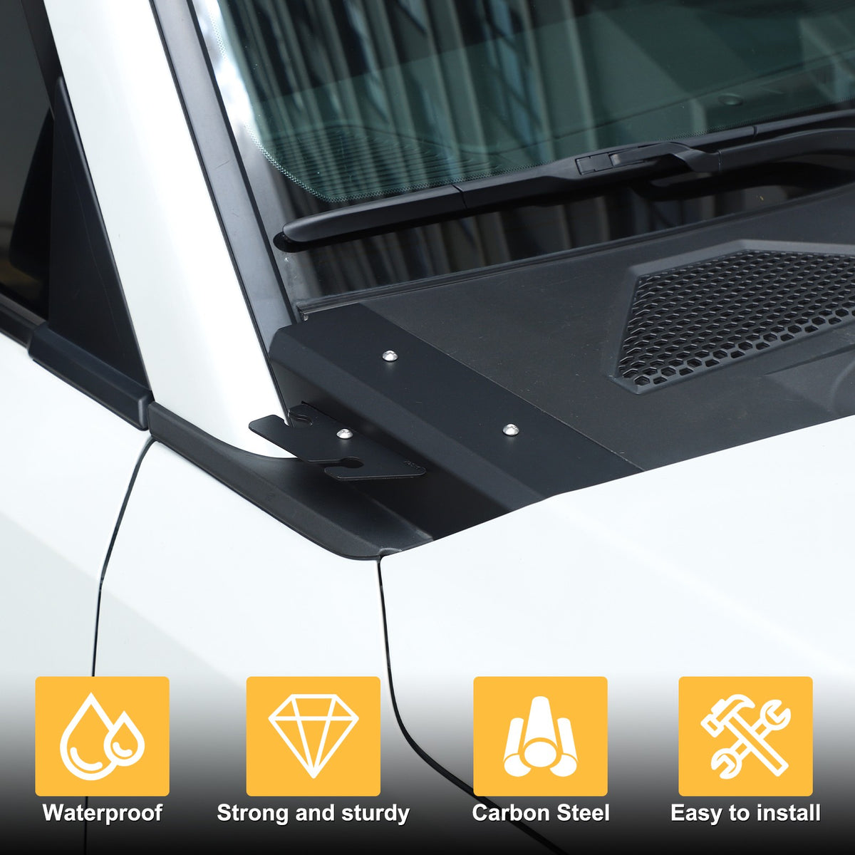 Replace A‑Pillar Lower Spotlight Antenna Bracket For Toyota Prado LC250 2024+ 21