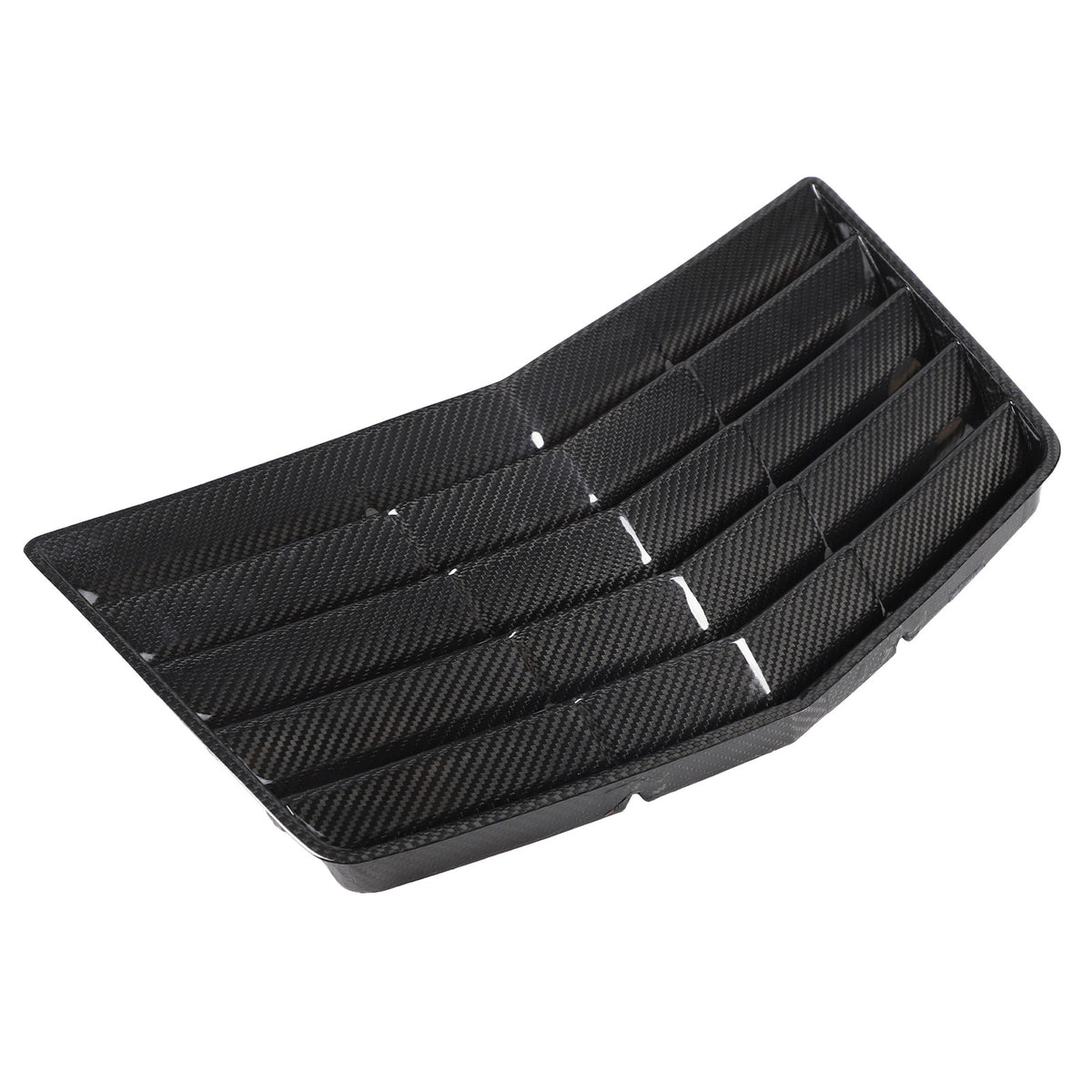 Real Carbon Fibe Front Bumper Hood Vent Louver Cover Kit For Corvette C7 2014-19 7