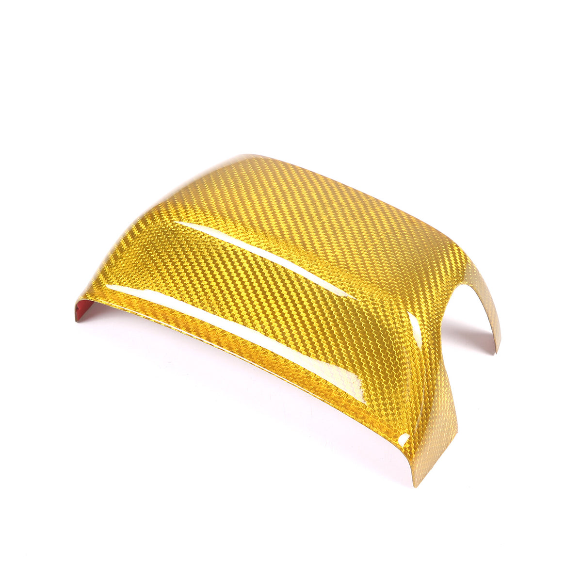 Yellow Carbon fiber Steering Wheel Base Trim Cover For Corvette C8 Z06 2020-26 10