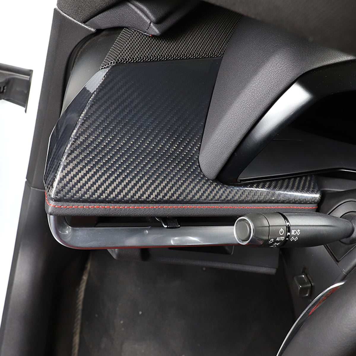 Real Carbon Fiber Driver Side Air Vent Upper Trim Cover For Corvette C8 20-25 US 4