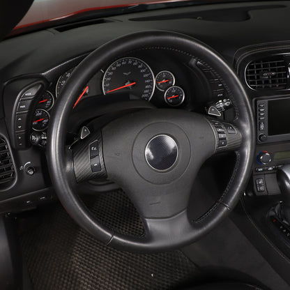 Matte Dry Real Carbon Fiber Center Console Trim Cover For Corvette C6 2005-13 68