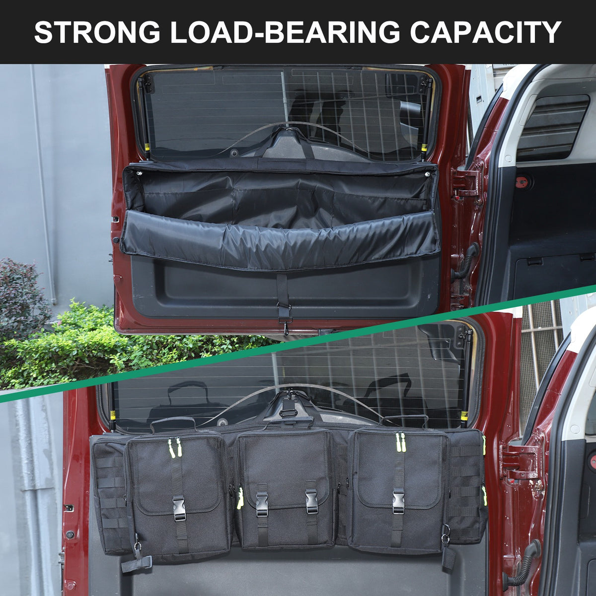 Trunk Rear Door Tailgate Hanging Storage Bag Tray For Toyota FJ Cruiser 2007-21 16