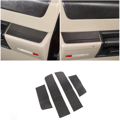 Carbon Fiber Interior Door Armrest Panel Trim Sticker For Hummer H2 2003-09 3