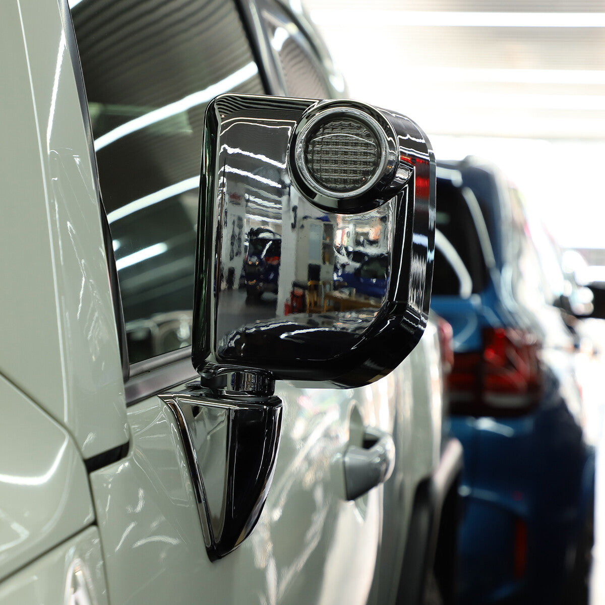 Chrome ABS Side View Mirror Shell Cover Trim For Toyota FJ Cruiser 2007-21 4