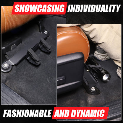 Black Aluminum Passenger Seat Fire Extinguisher Bracket For Toyota Tundra 07-21 17
