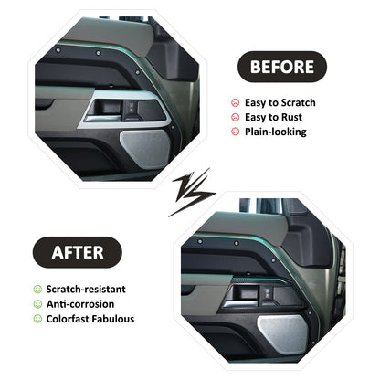 Real Dry Carbon Fiber Full Interior Trim Set For LR Defender 90 110 L663 20-23 122