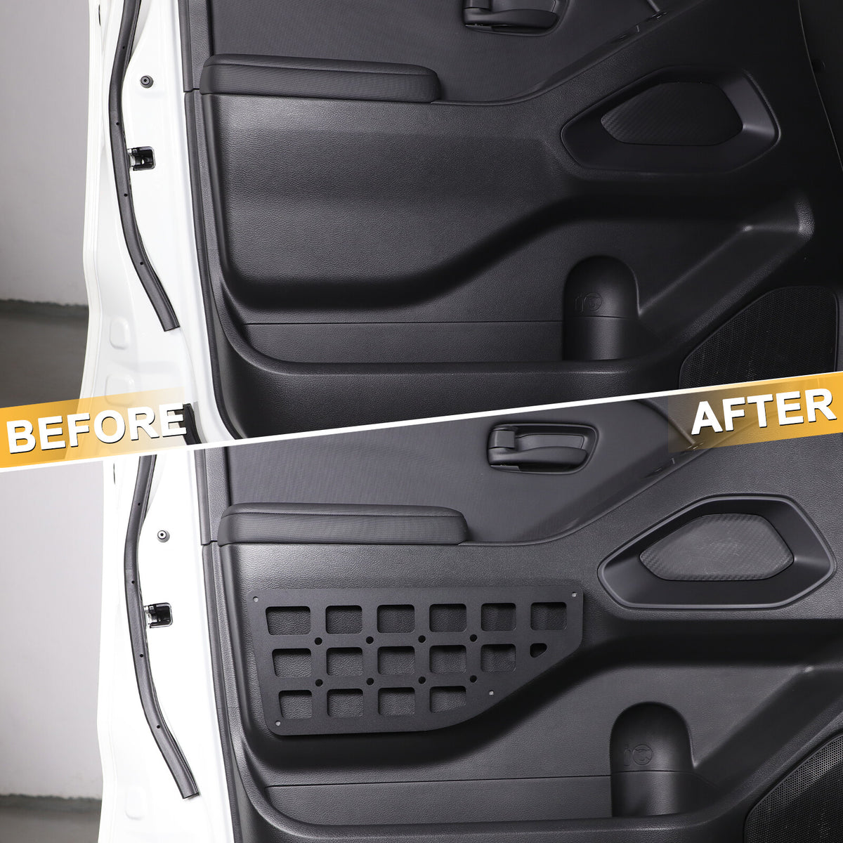 Off road Front Door Pocket Molle Panel For Nissan Frontier D41 2022+ 9