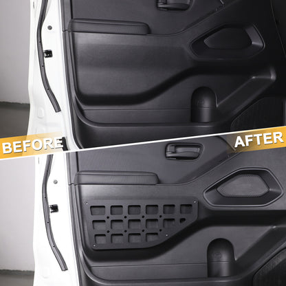 Off road Front Door Pocket Molle Panel For Nissan Frontier D41 2022+ 9