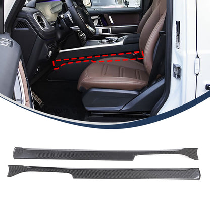 Real Carbon Fiber Center Gear Shift Side Trim For Benz G-Class W463 2019-24 2