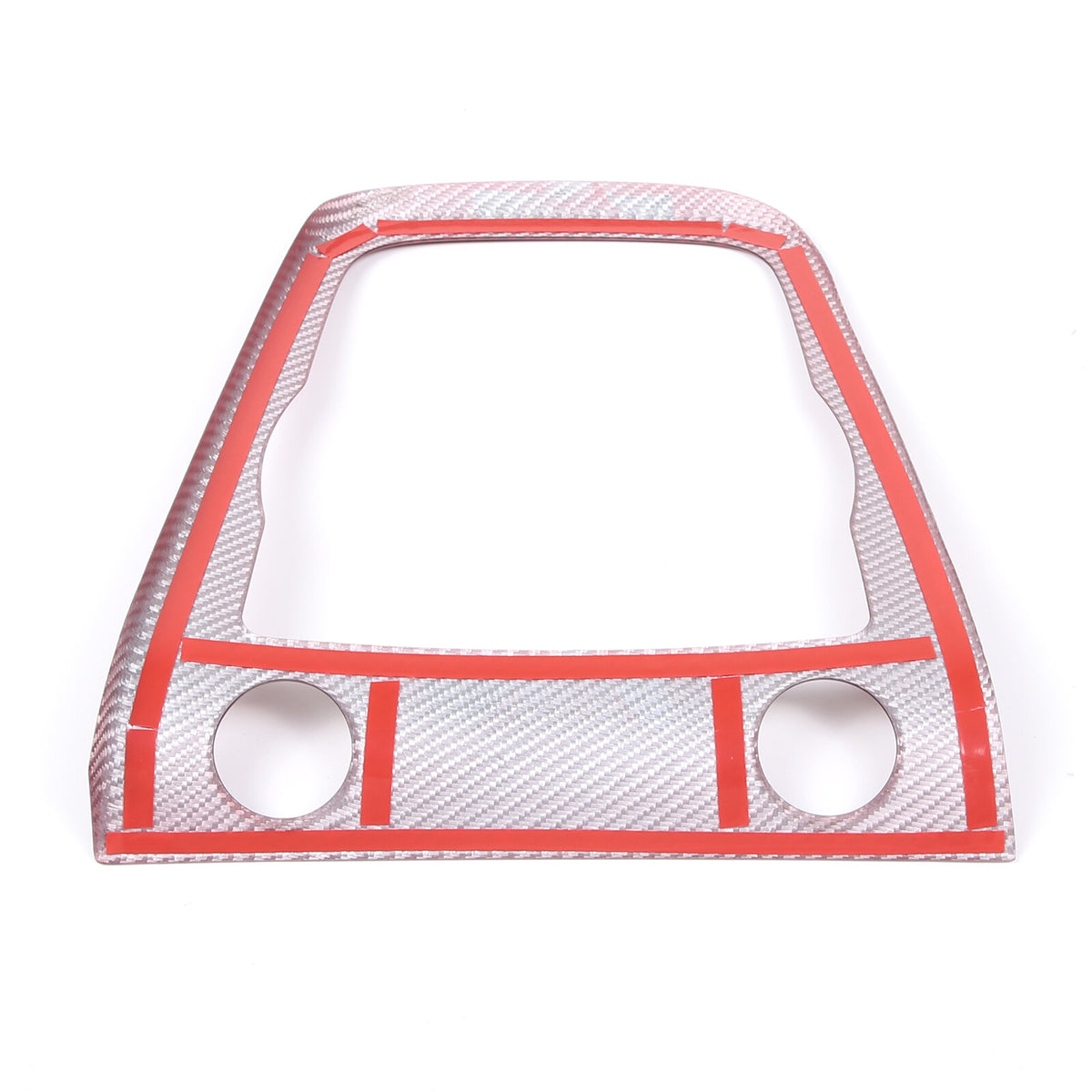 Red Real Carbon fiber Center Console Panel Trim Frame for Jaguar F-type 2013-22 17