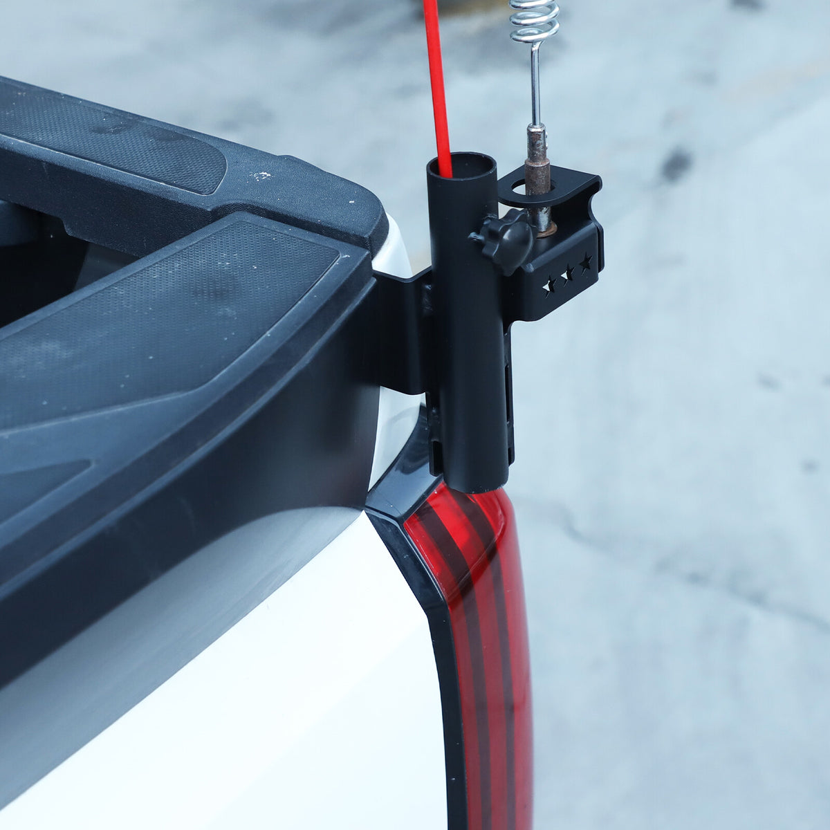 Front Bumper Flagpole Holder Antenna Mount Bracket For Toyota Tundra 2022-25 US 9