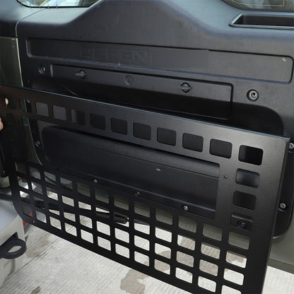 Rear Door Tailgate Table Storage Shelf Molle Panel For LR Defender L316 20+ 7