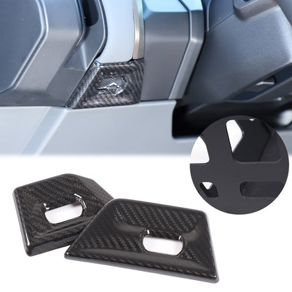 Real Carbon Fiber Dash Side Air Vent Adjustment Trim For BMW X3 G45 2025+ 23