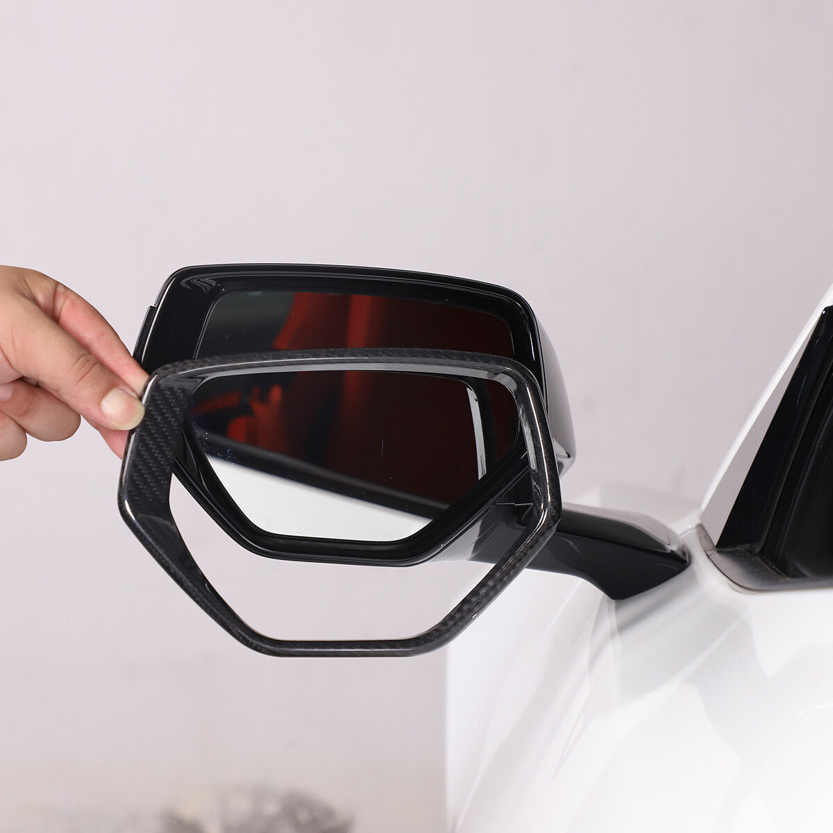 Real Dry Carbon Side View Mirror Bezel For Corvette C8 Stingray Z51 Z06 20-26 US 8