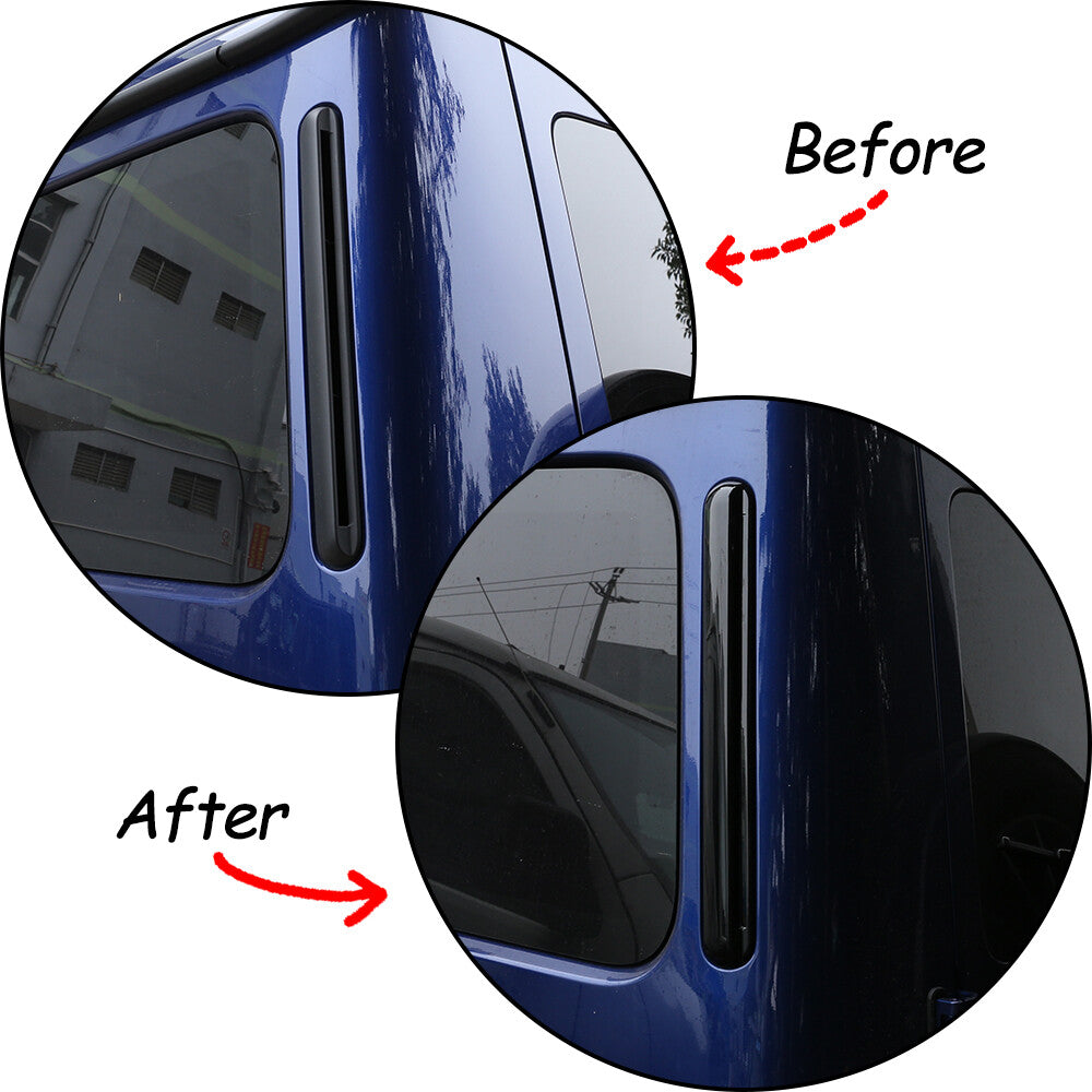 Glossy Black Rear Side Air Vent Outlet Trim For Benz G Class W463 G500/63 19-20 3