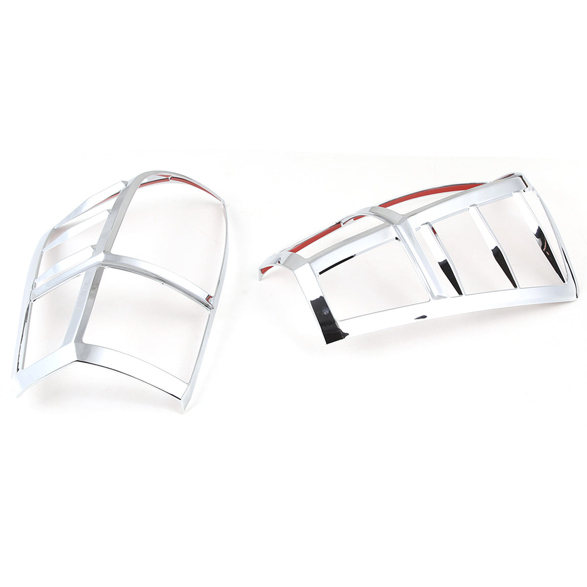 Chrome Silver Rear Taillight Trim Cover Bezel Trim For Toyota Tacoma 2016-23 US 6