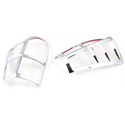 Chrome Silver Rear Taillight Trim Cover Bezel Trim For Toyota Tacoma 2016-23 US 6