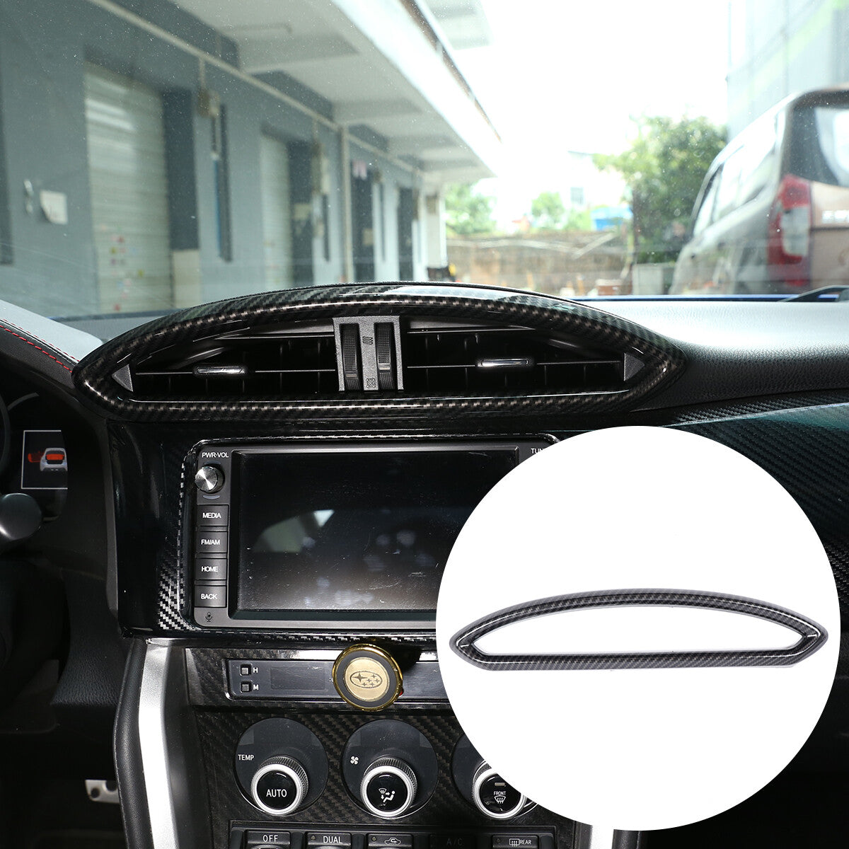 Carbon ABS Interior Decorative Trim For Toyota 86 Subaru BRZ 12-20 Scion FR-S 3