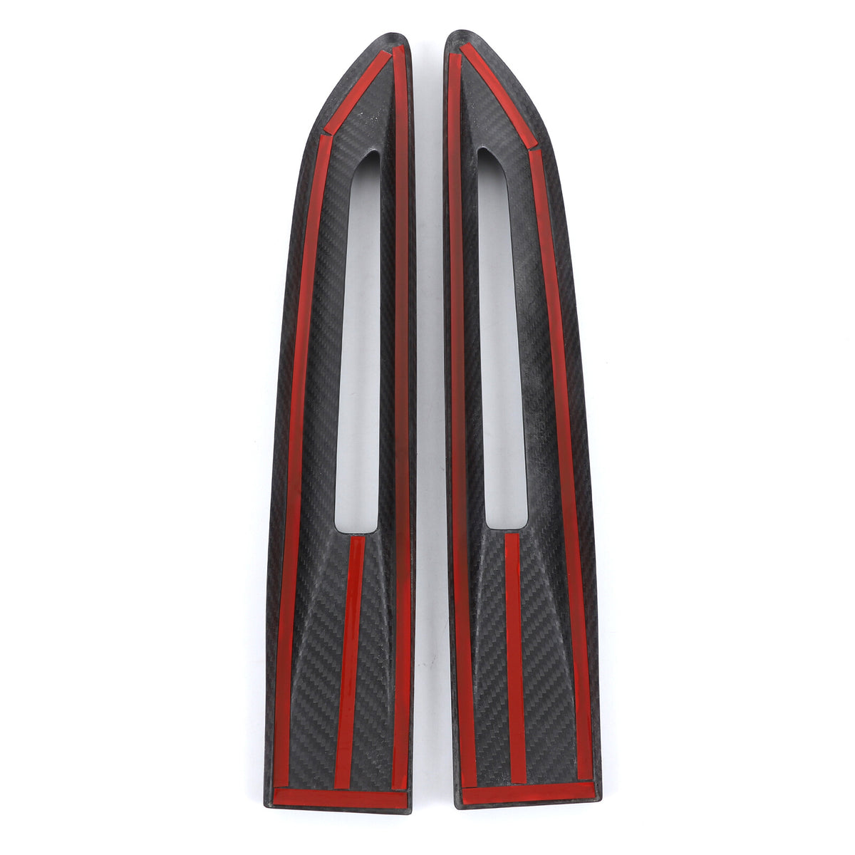 Real Carbon Fiber Side Air Vent Fender Trim For Jaguar F-pace XE XF X761 2016-20 9