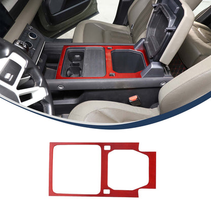 Real Carbon Fiber Console Water Cup Panel Trim For LR Defender L663 110 2020-23 11