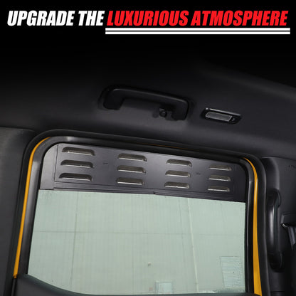 Aluminum Rear Door Window Louver Air Vent Panel Trim For Ford Ranger T9 2023+ 3