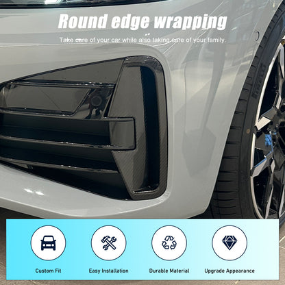 Real Carbon Fiber Front Fog Light Lamp Trim Cover For BMW BMW 4 Series 2022 18