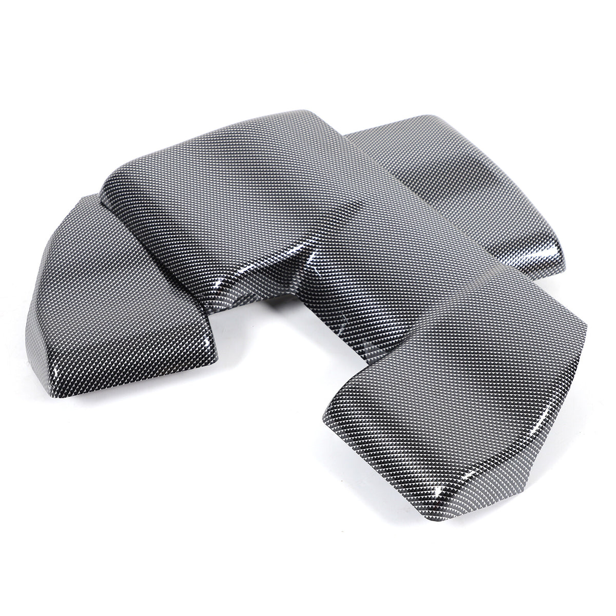 ABS Carbon Rear Seat Anti-kick Panel Trim For Toyota Land Cruiser LC250 24+ 7