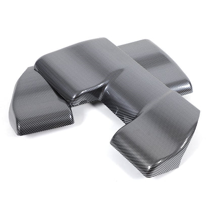 ABS Carbon Rear Seat Anti-kick Panel Trim For Toyota Land Cruiser LC250 24+ 7