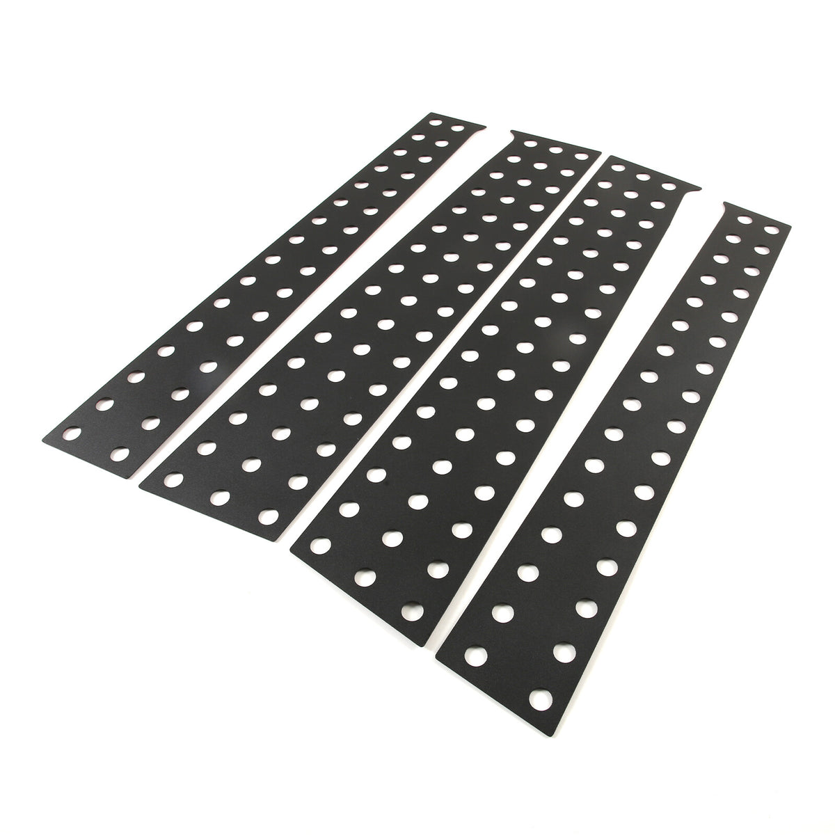 Black Aluminum Alloy Window Center Pillar Trim Panel For Toyota Tundra 2007-21 13