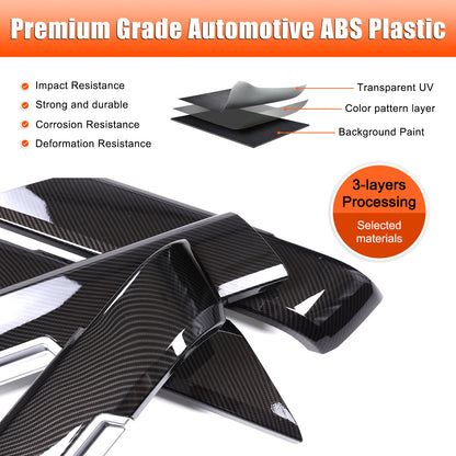 Replace ABS Carbon Interior door Panel For LR Range Rover Sport L494 2014-17 21