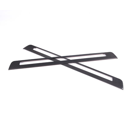 Carbon Fiber Hollow External Door Sill Cover Trim Strip For Subaru BRZ 2022-23 2
