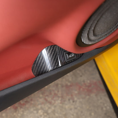 Real Carbon Fiber Full Interior Set Decor Trim Kit For Toyota Supra A90 MK5 19+ 196