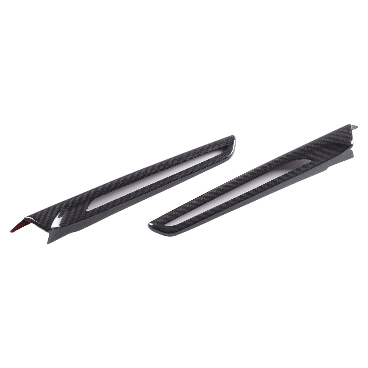 Real Carbon Fiber Exterior Side Fender Trim With Hole For BMW M3 F80 2014-2018 10