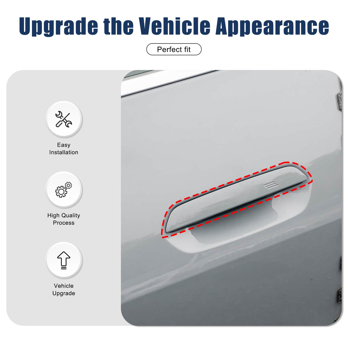 Real Carbon Fiber Outer Door Handle Trim For BMW 4 series G23 430i 440i 2022-23 15