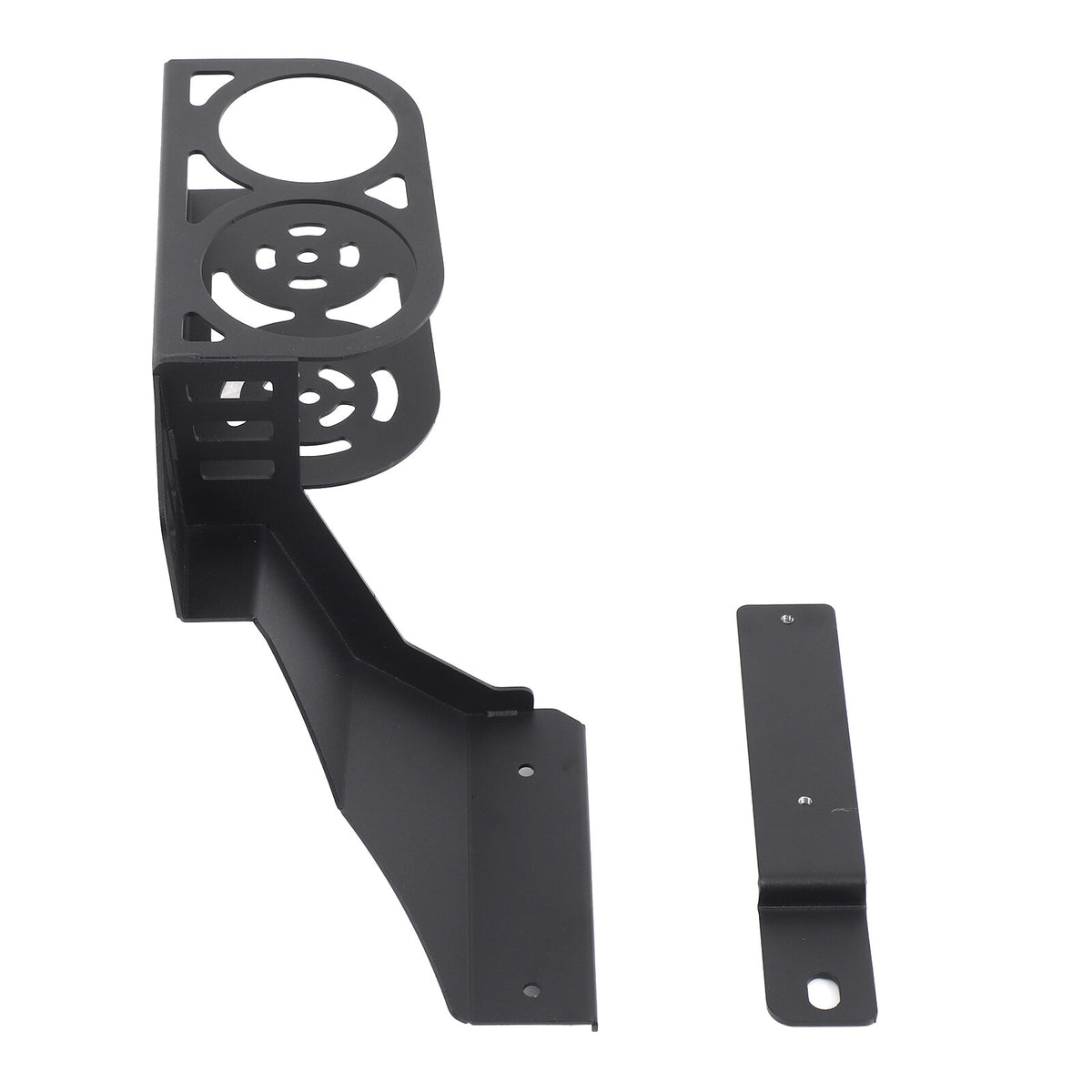 Black Aluminum Passenger Side Seat Cup Holder Bracket For Hummer H2 2003-2009 15