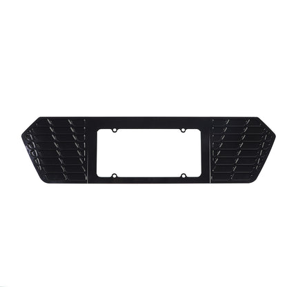 Glossy Black Aluminum Rear License Plate Frame Trim For Corvette C8 2020-25 US 7