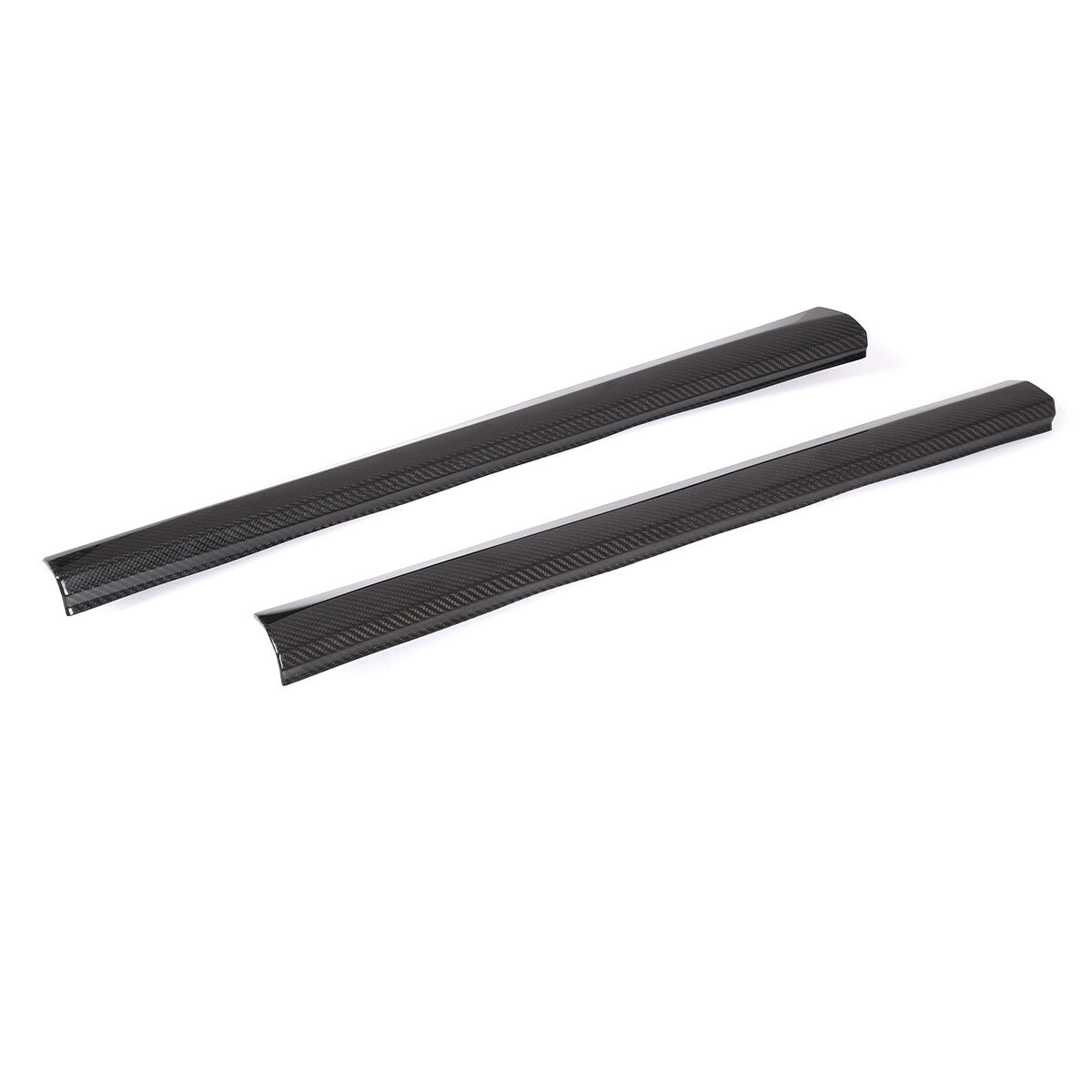 Car Interior Door Sill Cover threshold Carbon Fiber For Toyota Supra A90 19-24 8