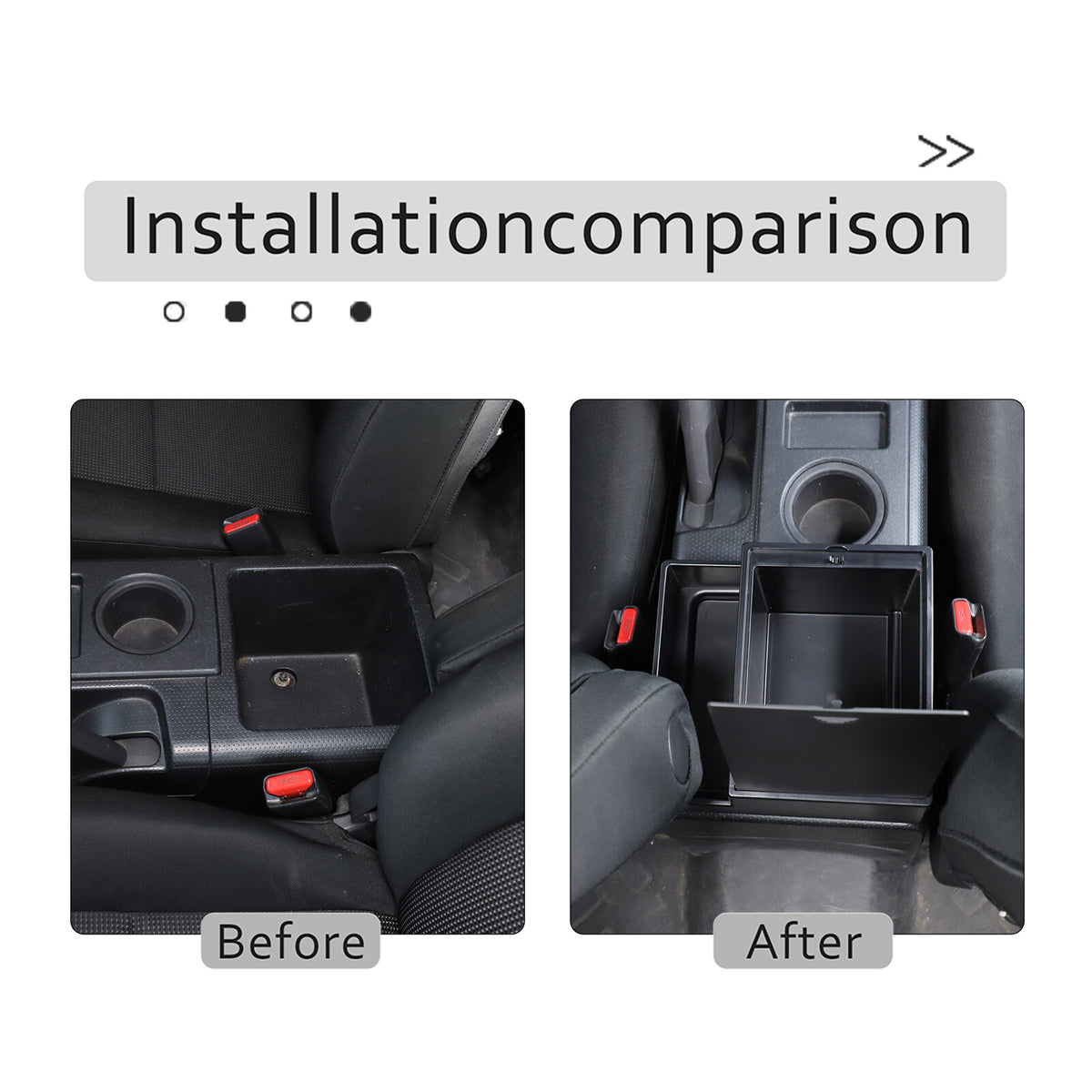 Car Center Console Armrest Box Storage Box Tray For Toyota FJ Cruiser 2007-21 5